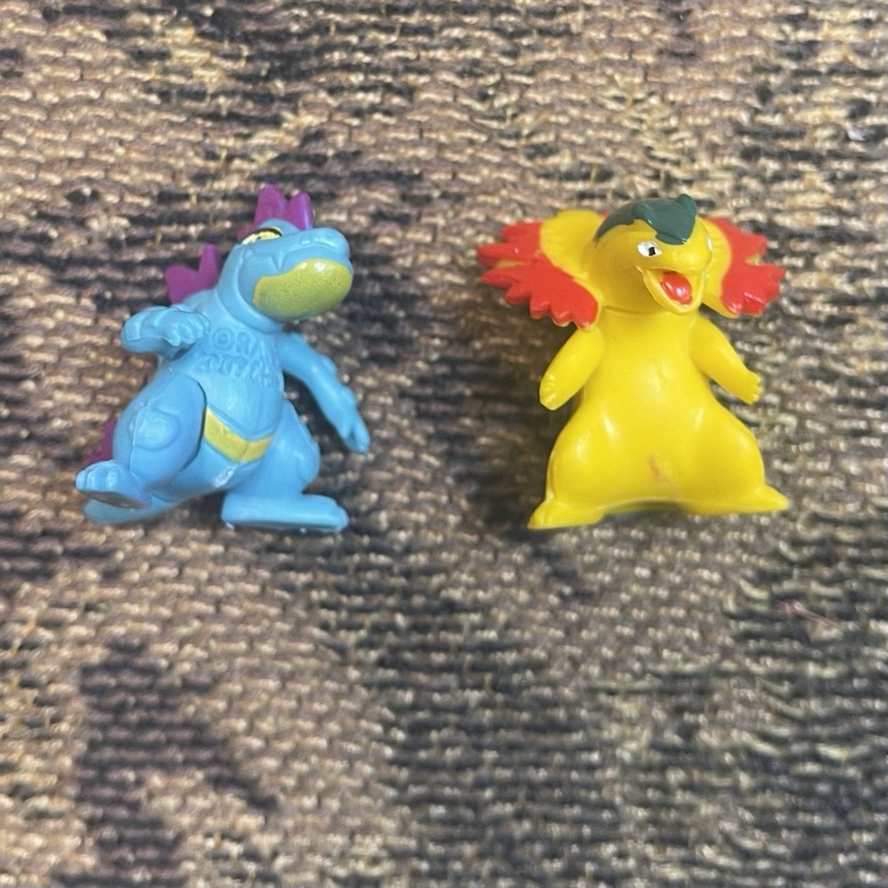 Vtg 2007 RL/W Pokemon Feraligatr Typhlosion Evolution 1" Mini Figures Lot Of 2